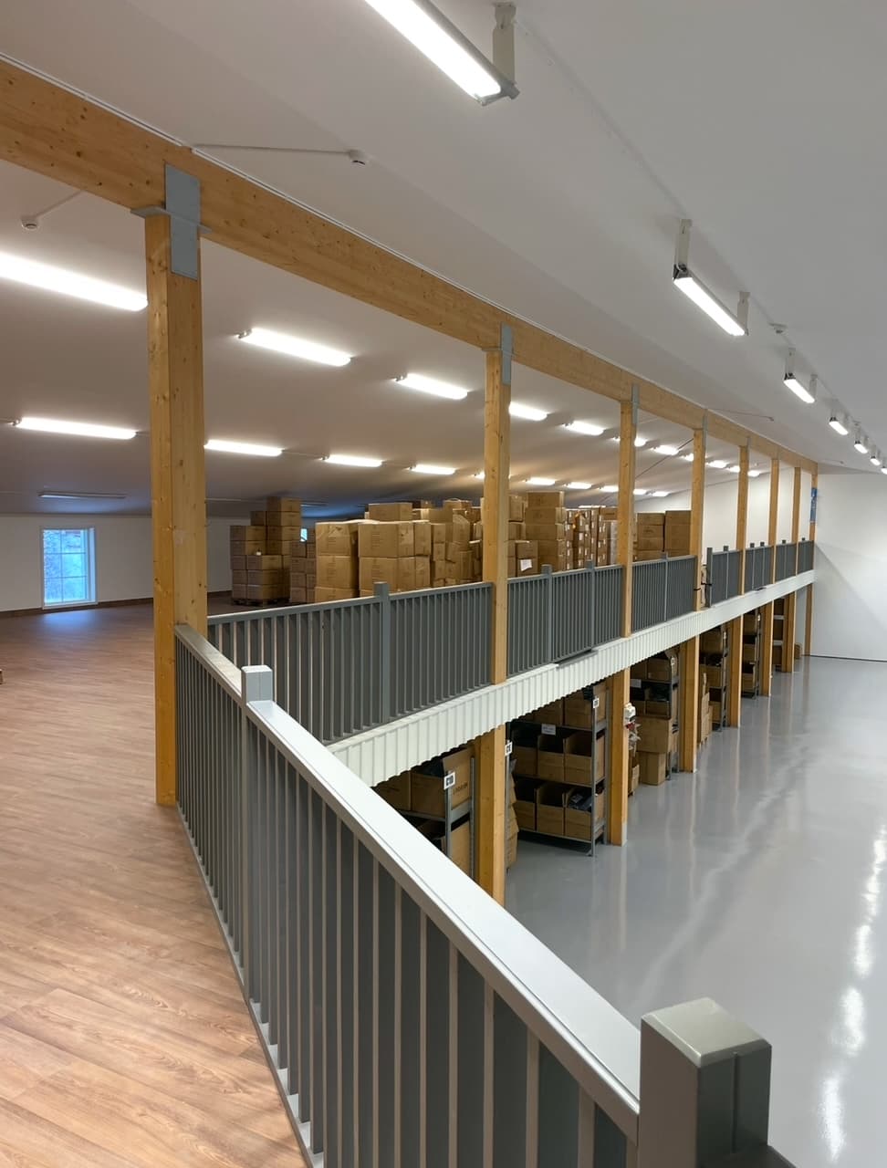 Industribyggnad uppförd av Woxnadalens Bygg i Ovanåkers kommun